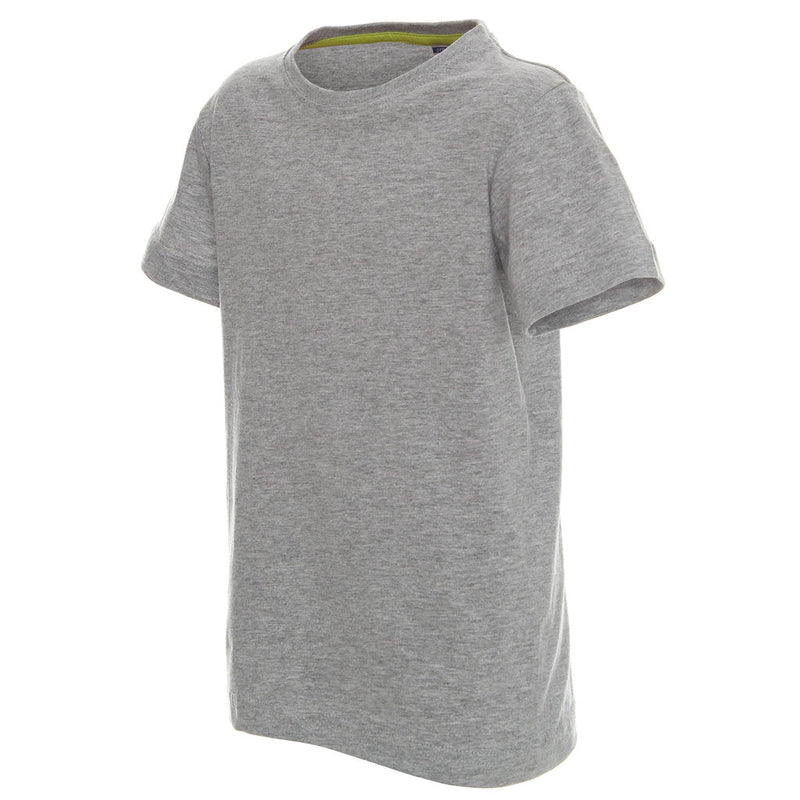 Poslovni pokloni | Promo pokloni | Promidžbena dječja t-shirt majica Standard 150gsm, za tisak logotipa, sive melange boje