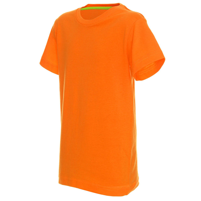 Poslovni pokloni | Promo pokloni | Promidžbena dječja t-shirt majica Standard 150gsm, za tisak logotipa, narančaste boje