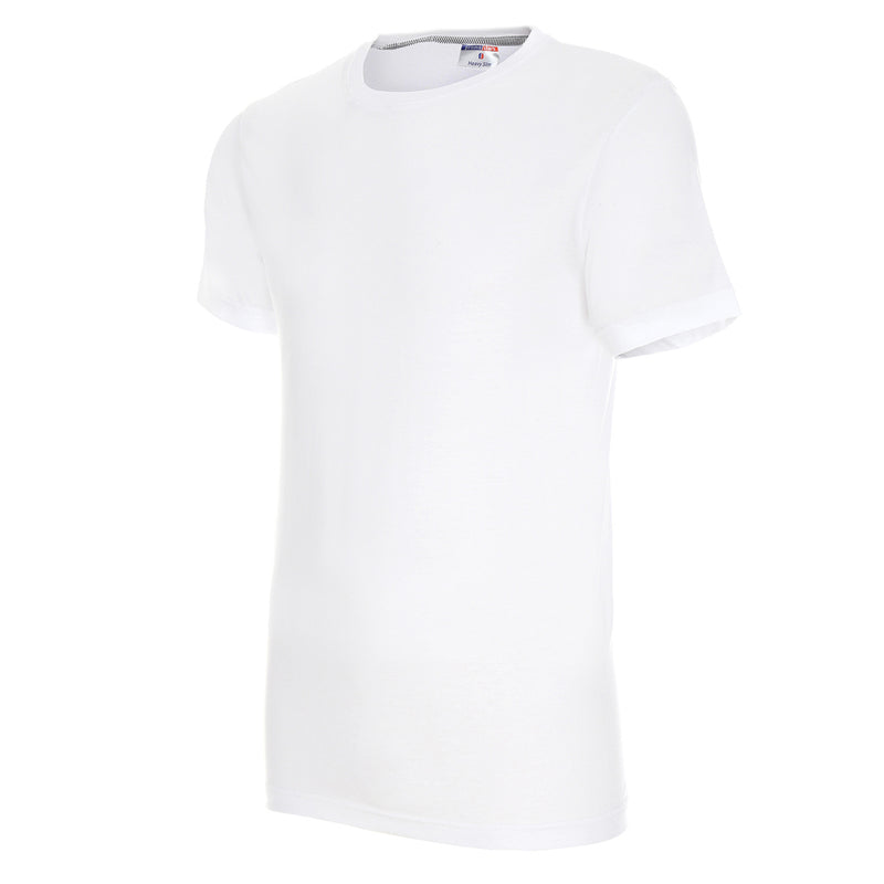 Poslovni pokloni | Promo pokloni | Promidžbena muška t-shirt majica Heavy slim, 170gsm, za tisak logotipa, bijele boje