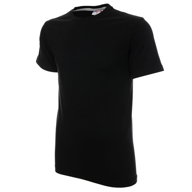 Poslovni pokloni | Promo pokloni | Promotivna muška t-shirt majica Heavy slim, 170gsm, reklamni materijali za tisak logotipa, crne boje