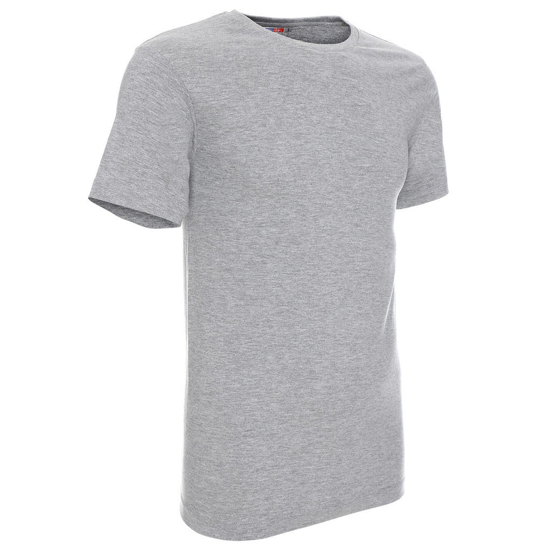 Poslovni pokloni | Promo pokloni | Promidžbena muška t-shirt majica Heavy slim, 170gsm, za tisak logotipa, sive melange boje