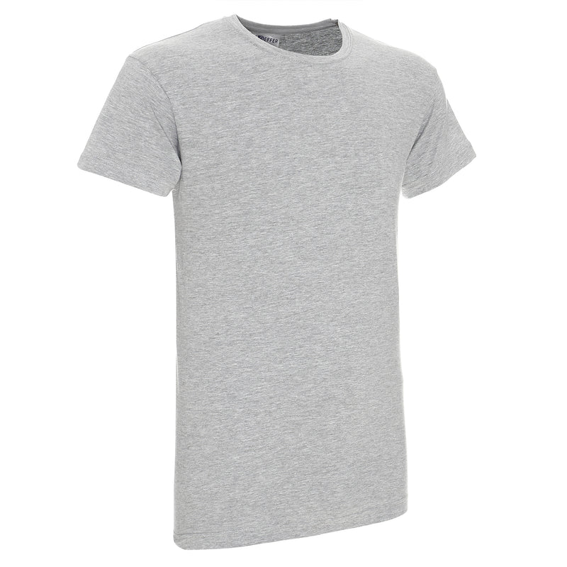 Promotivna muška t-shirt majica kratkih rukava G100, 150gsm, sive melange boje, s tiskom loga | Poslovni pokloni