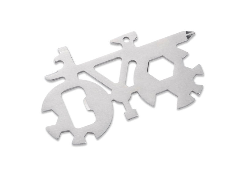 Promotivni višenamenski alat u obliku bicikla Alat u obliku bicikla je mali i višenamjenski.