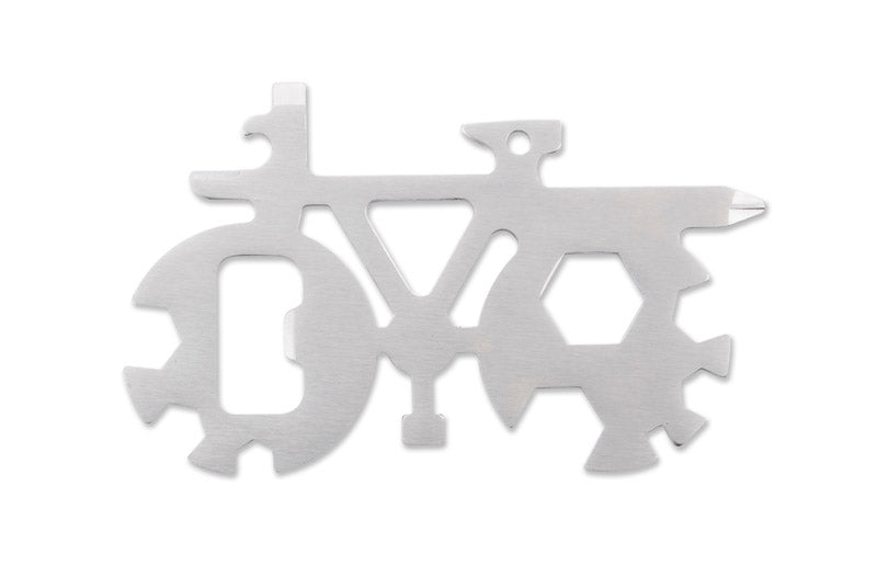 Promotivni višenamenski alat u obliku bicikla Alat u obliku bicikla je mali i višenamjenski.