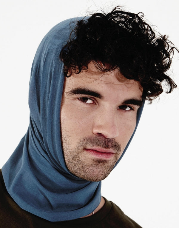 Promotivni višenamjenski šal buff Morf™ Original, airforce plave boje, s tiskom loga | Poslovni pokloni