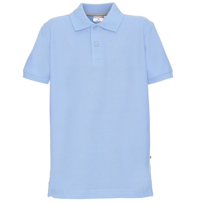 Poslovni pokloni | Promo pokloni | Promotivna dječja polo majica Polo kid, 180g/m2, za tisak ili strojni vez / štik logotipa, nebesko plave boje