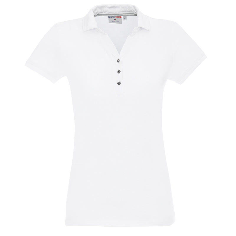 Reklamna ženska polo majica Ladies' coast, 210 g/m2, bijele boje | Poslovni pokloni