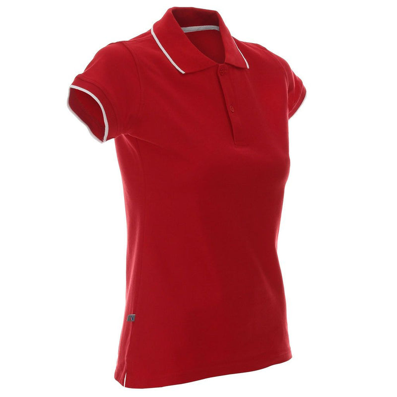 Promotivna ženska polo majica Ladies' line, 200 g/m2, crvene boje, za tisak ili vez loga | Poslovni pokloni