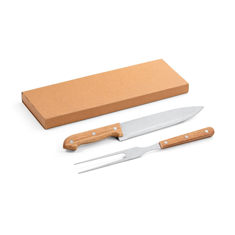 Reklamni eko set za roštilj od bambusa | Poslovni pokloni