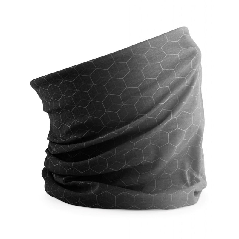 Reklamni multifunkcionalni šal buff Morf™ Geometric, sive boje | Poslovni pokloni