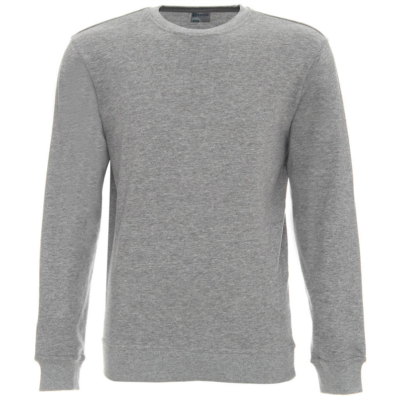 Poslovni pokloni | Promotivna muška majica dugih rukava G600, 260g/m2, za tisak logotipa, sive melange boje