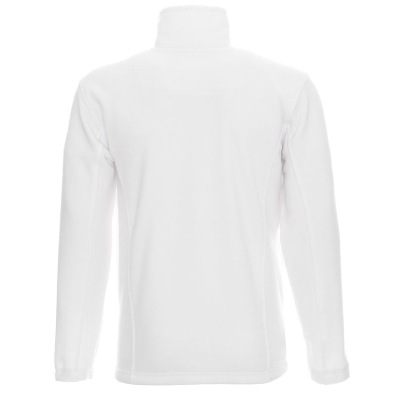 Poslovni pokloni | Promo pokloni | Reklamna muška flis majica Double, 280 g/m2, za tisak ili končani strojni vez logotipa, bijele boje