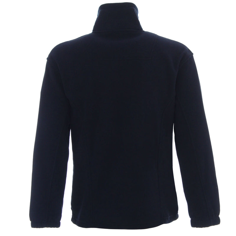 Poslovni pokloni | Promo pokloni | Reklamna muška flis majica Double, 280 g/m2, za tisak ili končani strojni vez logotipa, navy plave boje