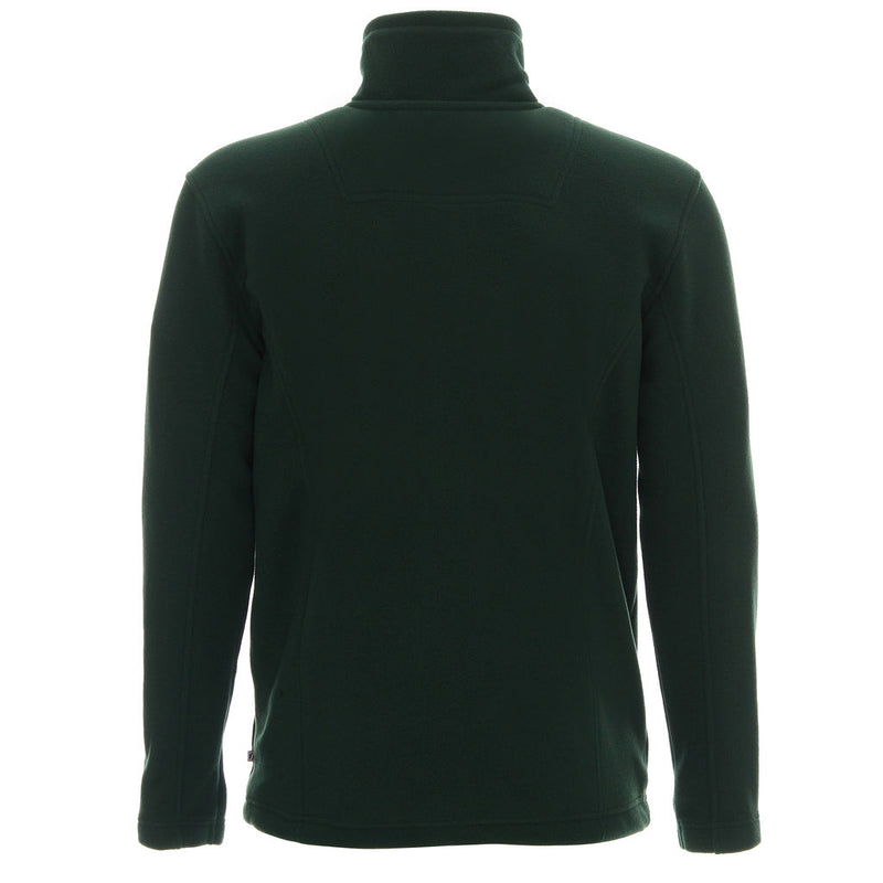 Poslovni pokloni | Promo pokloni | Reklamna muška flis majica Double, 280 g/m2, za tisak ili končani strojni vez logotipa, bottle zelene boje