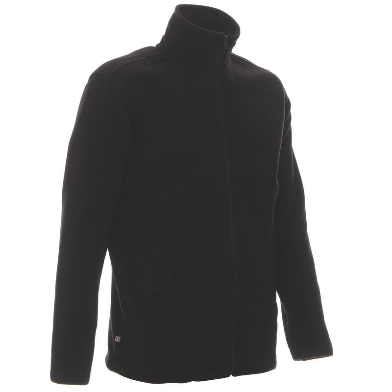 Poslovni pokloni | Promo pokloni | Promotivna muška flis majica Double, 280 g/m2, s tiskom ili končanim strojnim vezom logotipa, sive boje