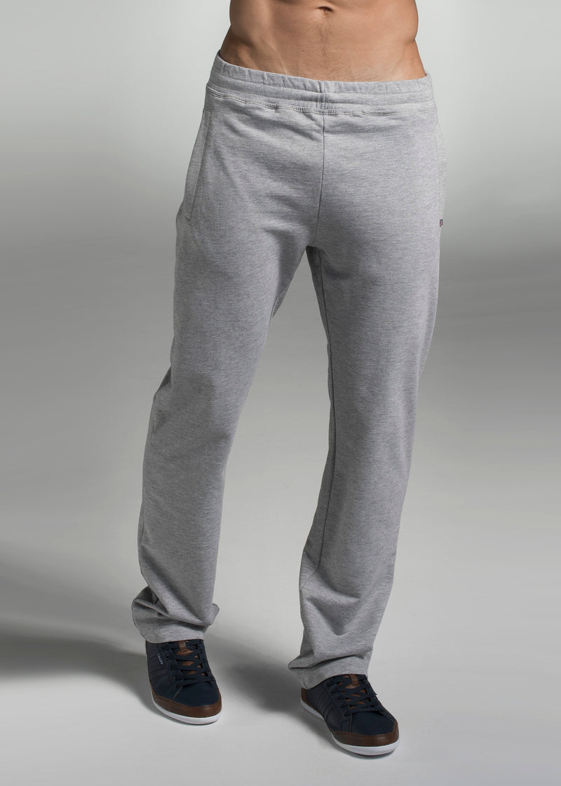 Poslovni pokloni | Promo pokloni | Promotivna muška trenirka Kick, za tisak logotipa, sive melange boje