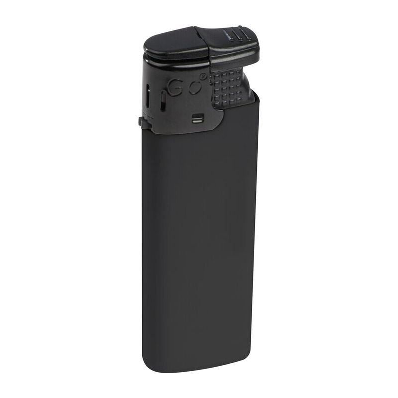 Promotivni upaljač s mlaznim plamenom, crne boje | Poslovni pokloni