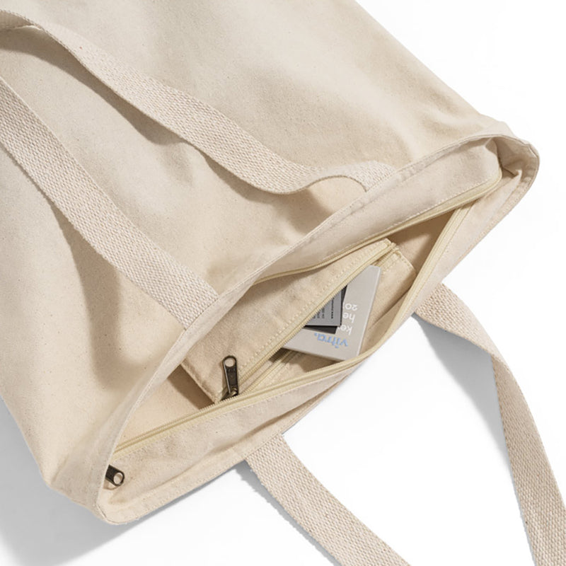 Pamučna torba za kupovinu s patentnim zatvaračem | Poslovni pokloni | Promo pokloni | Reklamni pokloni