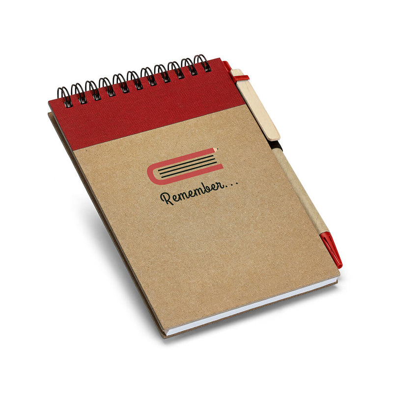 Promotivni džepni notes A6 formata s kemijskom olovkom | Poslovni pokloni