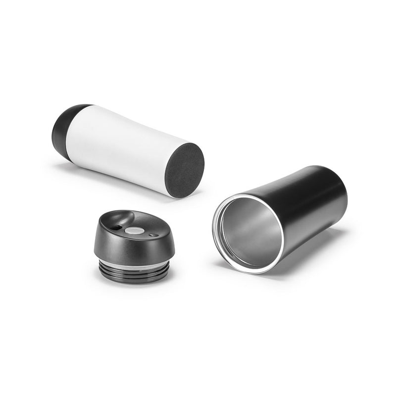 Reklamna putna čaša od nehrđajuć́eg čelika sa duplom stijenkom, 470ml, za tisak loga