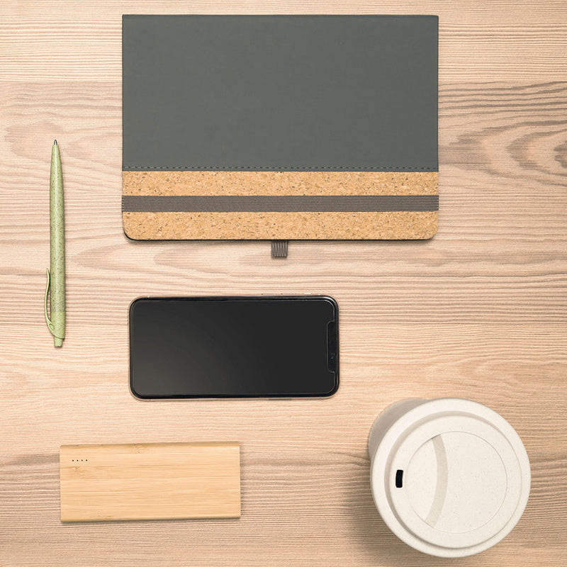 Promotivna prijenosna baterija od bambusa 5.000 mAh | Poslovni pokloni