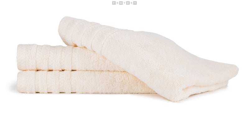 Reklamni luksuzni ručnik Bamboo 530 g/m2, prirodne boje | Poslovni pokloni