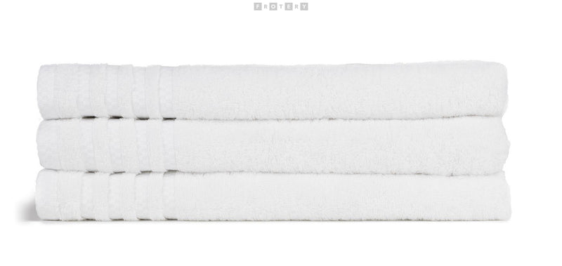 Promotivni luksuzni ručnik Bamboo 530 g/m2, bijele boje | Poslovni pokloni