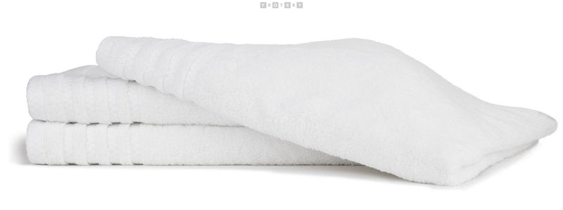 Reklamni luksuzni ručnik Bamboo 530 g/m2, bijele boje | Poslovni pokloni