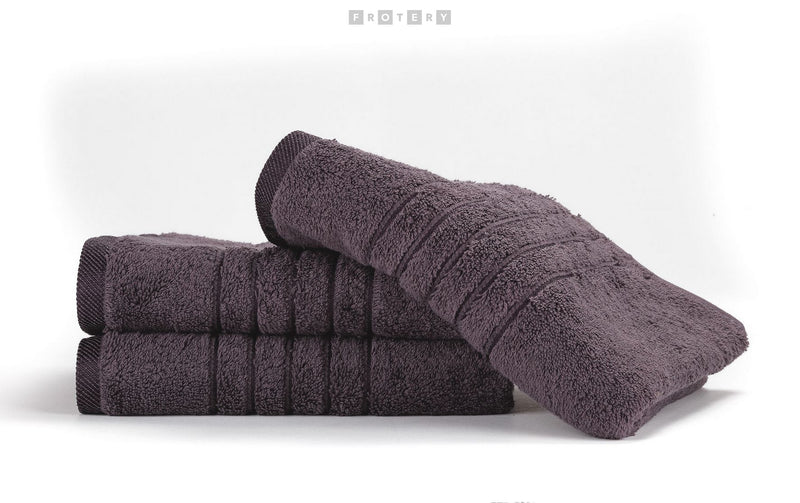 Promotivni luksuzni ručnik Brilliant 600g/m2, grafitne boje