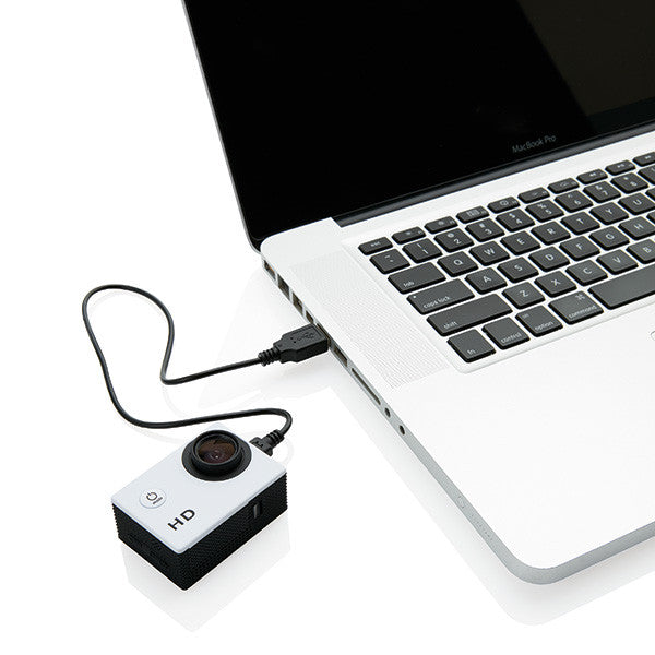 Promotivna sportska HD video kamera - bijela