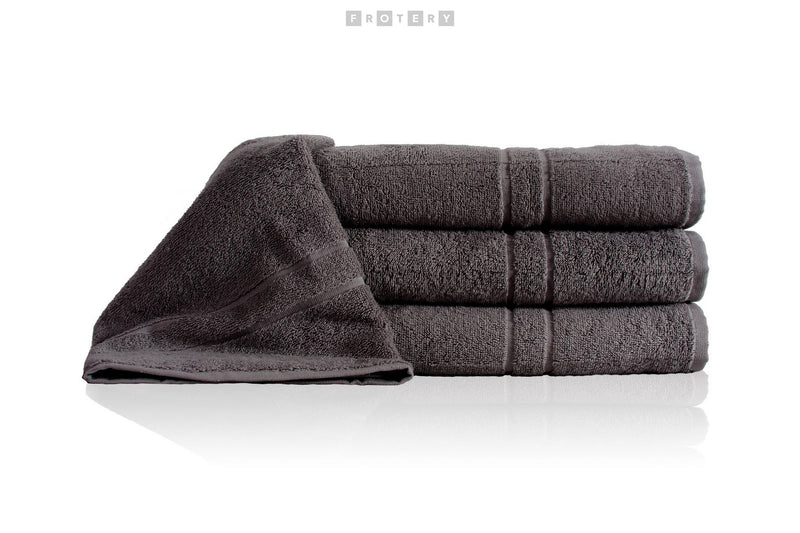 Promotivni ručnik Quality 400g/m2, 70x140 cm, grafitne boje | Poslovni pokloni