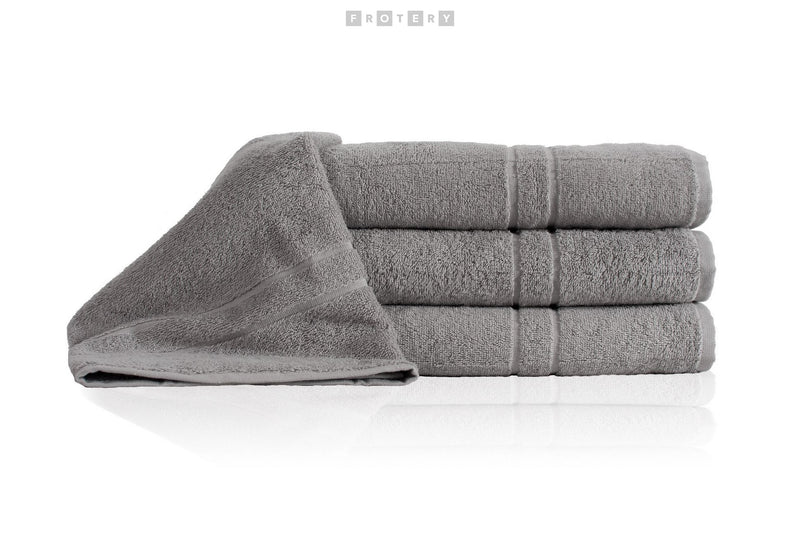 Promotivni ručnik Quality 400g/m2, 70x140 cm, sive boje | Poslovni pokloni