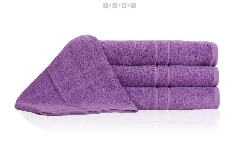 Promotivni ručnik Quality 400g/m2, 50x100 cm, lila boje | Poslovni pokloni