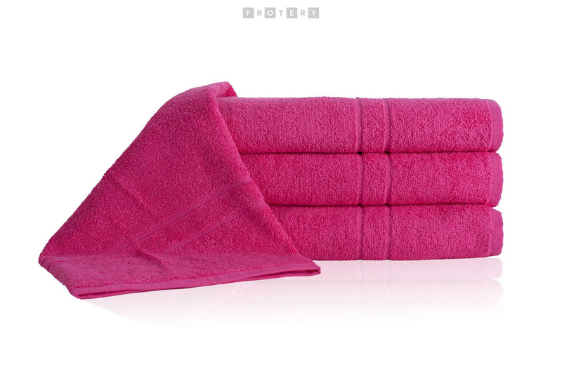 Promotivni ručnik Quality 400g/m2, 70x140 cm, magenta boje | Poslovni pokloni
