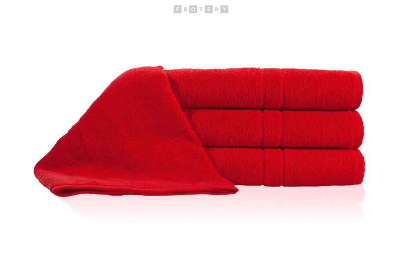 Promotivni ručnik Quality 400g/m2, 50x100 cm, crvene boje | Poslovni pokloni