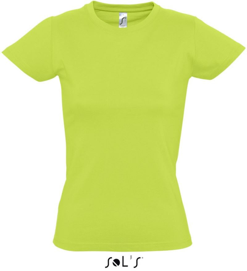 Promotivna ženska T-Shirt majica SOL'S Imperial boje zelene jabuke | Poslovni pokloni | Promo pokloni