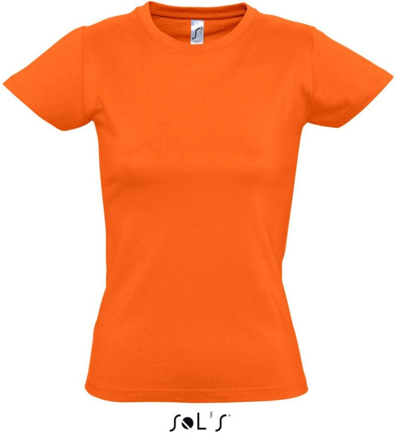 Promotivna ženska T-Shirt majica SOL'S Imperial narančaste boje | Poslovni pokloni | Promo pokloni