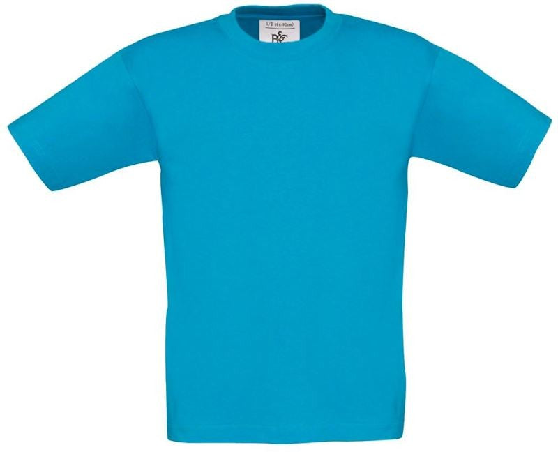 B&C Reklamna dječja T-Shirt majica Exact 150 atoll plave boje | Poslovni pokloni | Promo pokloni