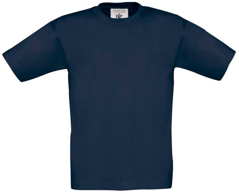 B&C Reklamna dječja T-Shirt majica Exact 150 svjetlo navy plave boje | Poslovni pokloni | Promo pokloni