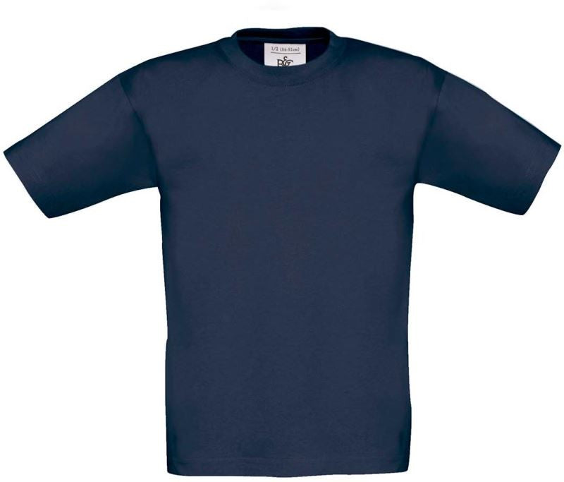 B&C Reklamna dječja T-Shirt majica Exact 190 navy plave boje | Poslovni pokloni | Promo pokloni