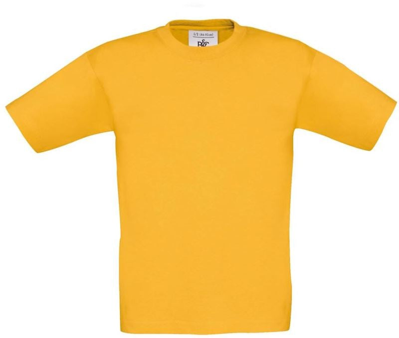 B&C Reklamna dječja T-Shirt majica Exact 190 zlatne boje | Poslovni pokloni | Promo pokloni