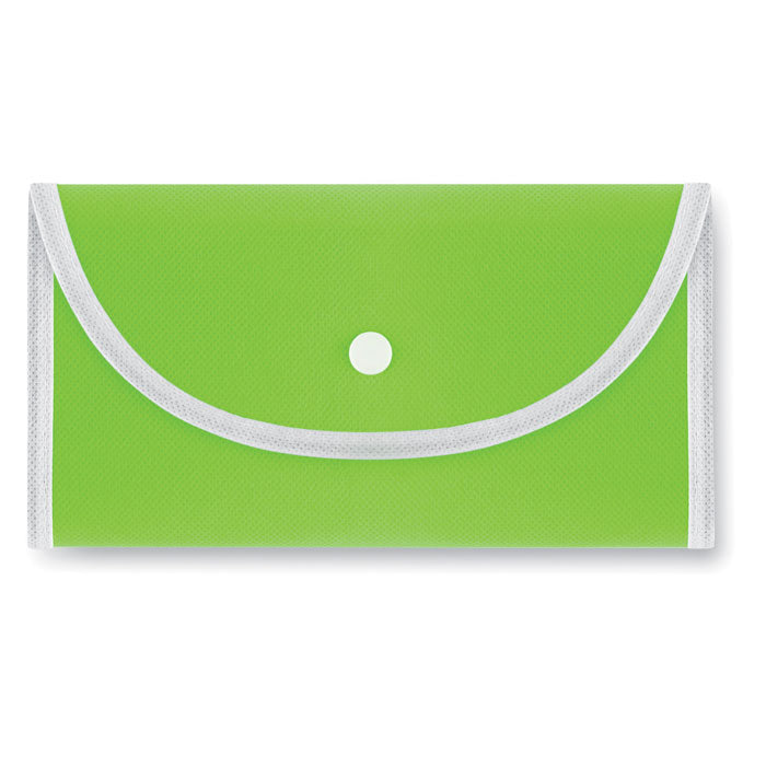 Promotivna sklopiva vrećica za kupovinu, boje zelene limete | Poslovni pokloni s tiskom