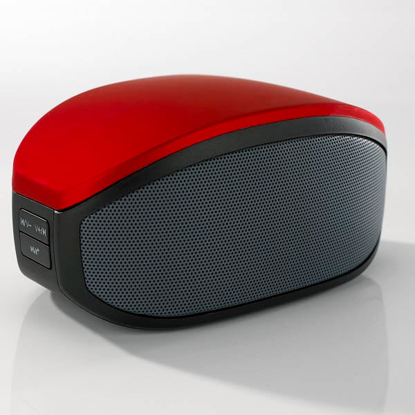 Promotivni bežični 2 x 3W zvučnik SURROUND, crvene boje | Poslovni pokloni
