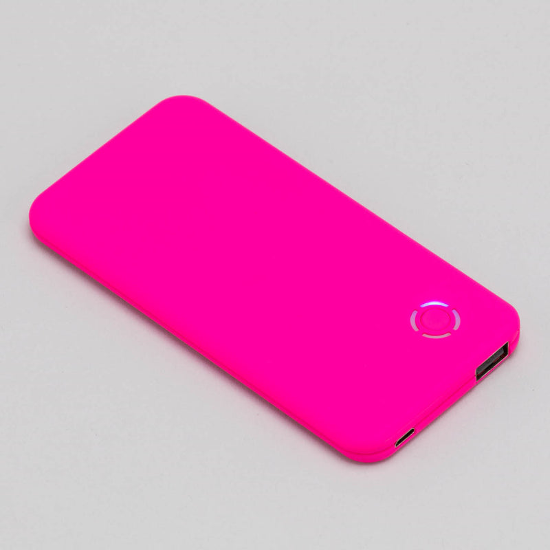 Promo prijenosna baterija / powerbank RAY, 4000mAh, ružičaste boje | Poslovni pokloni