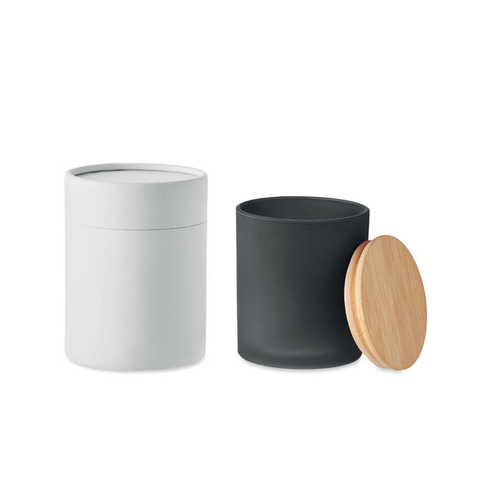 Mirisna svijeća od biljnog voska, u crnoj boji | Poslovni Pokloni i promotivni materijali