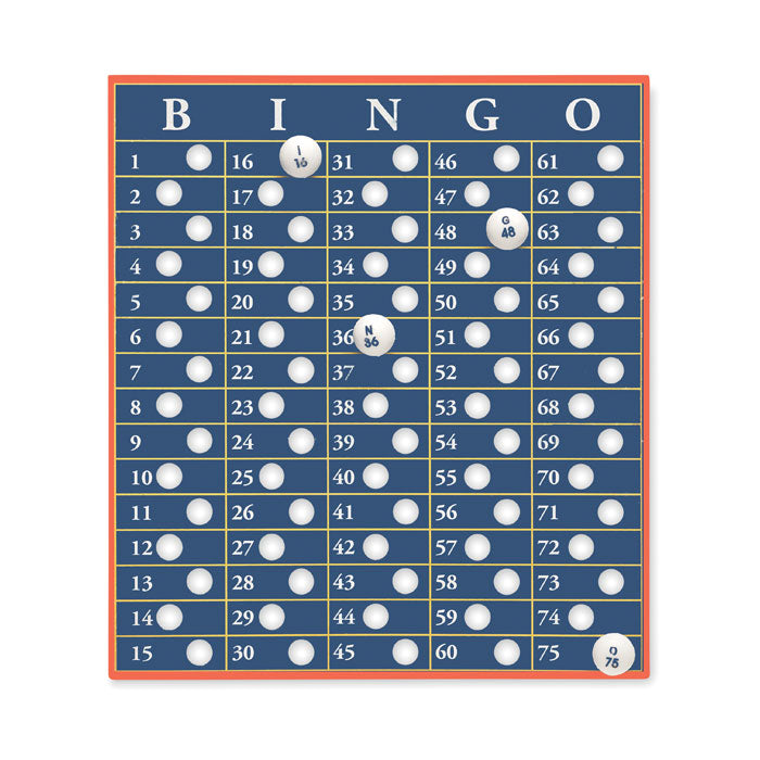 Promotivni set za igru bingo od bambusa | Poslovni pokloni za tisak loga