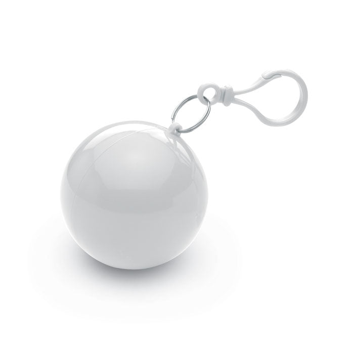 Promotivna kabanica / pončo u plastičnoj loptici, bijele boje | Poslovni pokloni