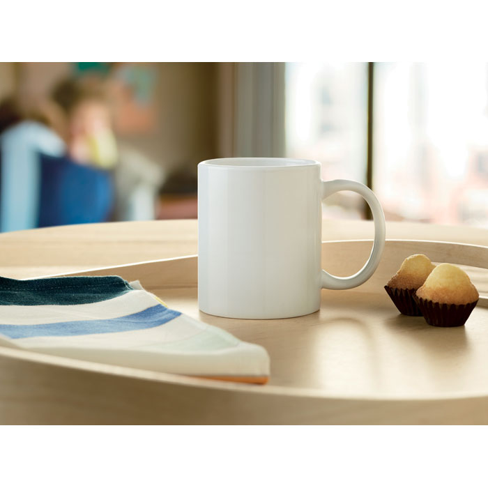 Poslovni pokloni | Promo pokloni | Promotivna klasična keramička sublimacijska šalica za tisak logotipa, 300 ml