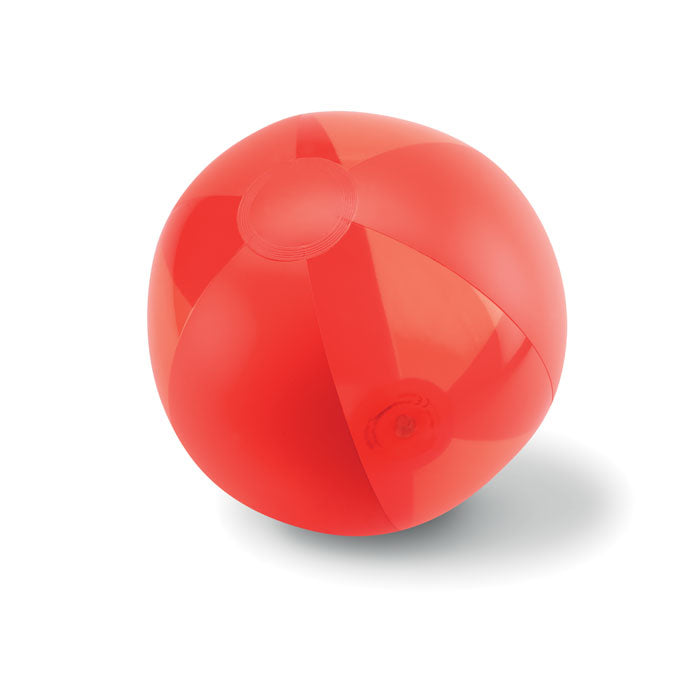 Promotivna lopta za plažu na napuhavanje, crvene boje | Poslovni pokloni