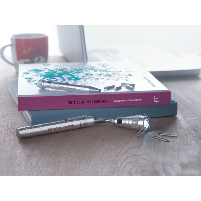 Reklamni set alata sa svjetiljkom sa tiskom loga | Poslovni pokloni | Promo pokloni